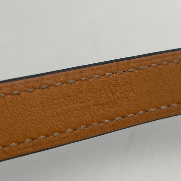 EUC Hermès Leather Rivale Double Tour Bracelet - Picture 9 of 13